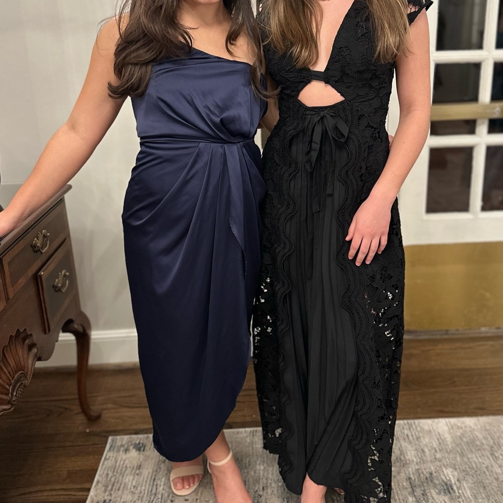 Lulu’s Cocktail Dress Navy Small
